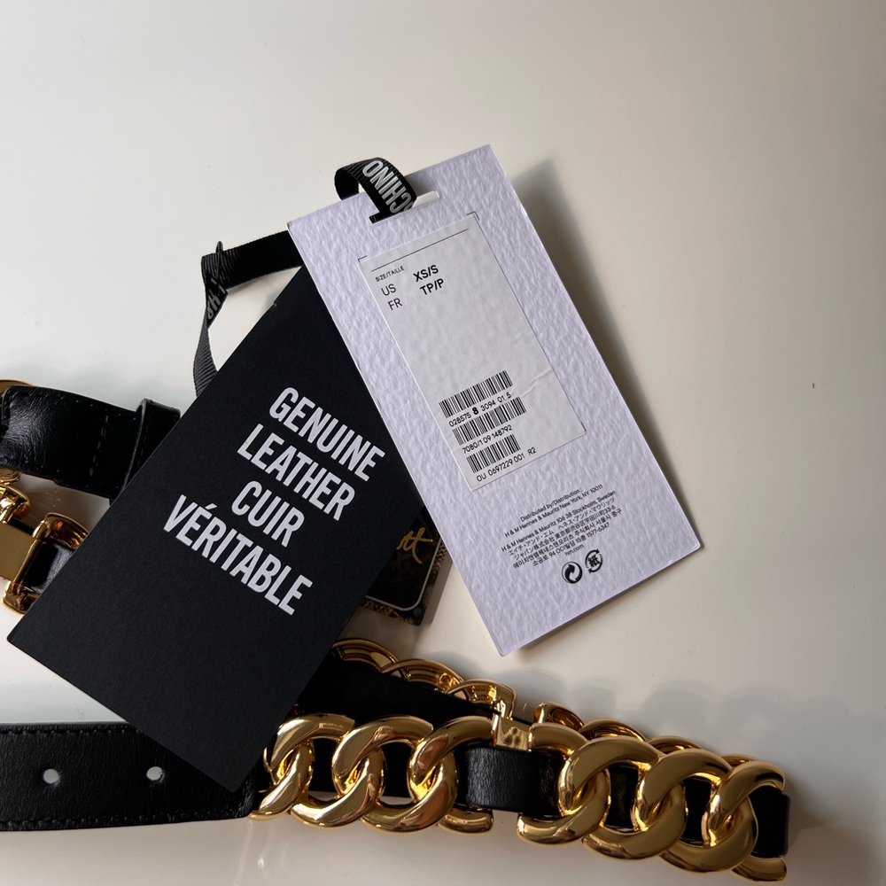 H&M Moschino collab leather belt - Picture 5 of 5